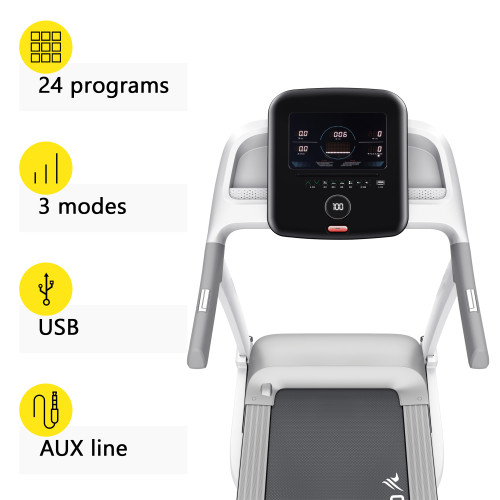Беговая дорожка  Cornix Laura White/Grey - фото №5